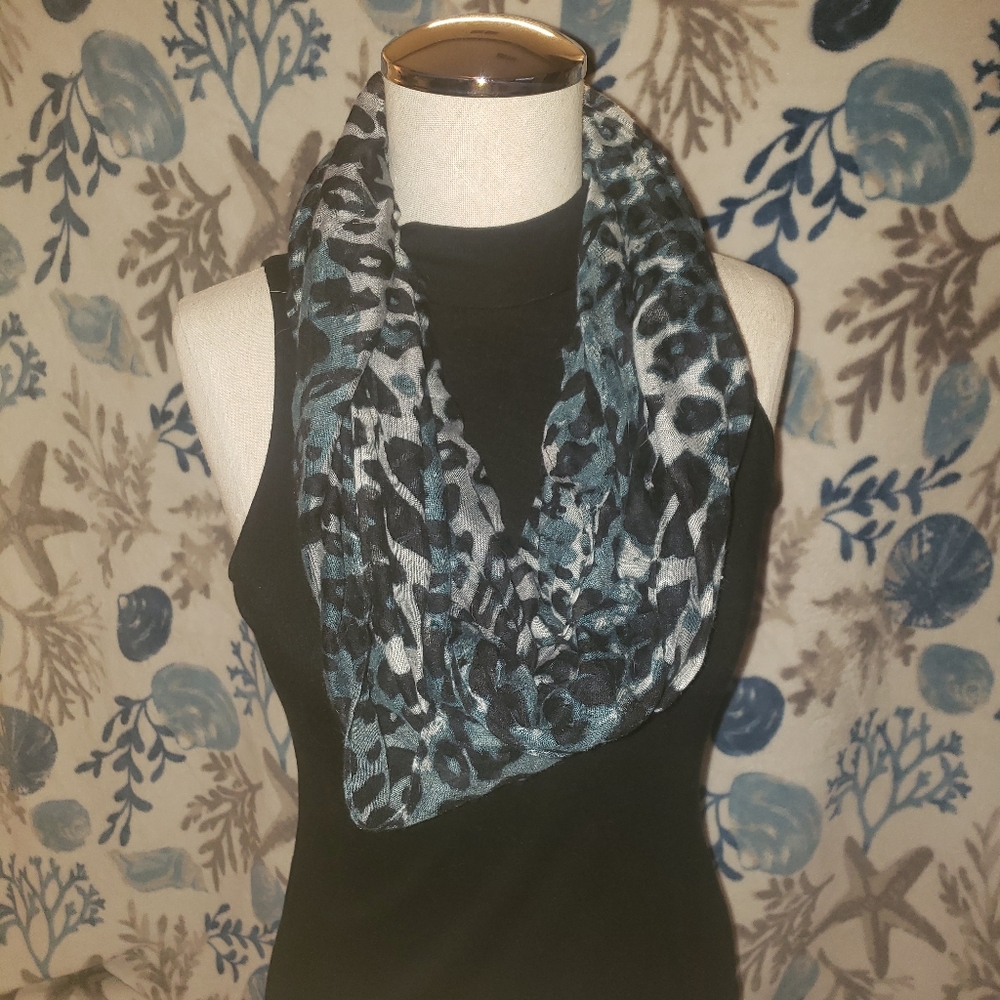 2/$7 Leopard infinity scarf